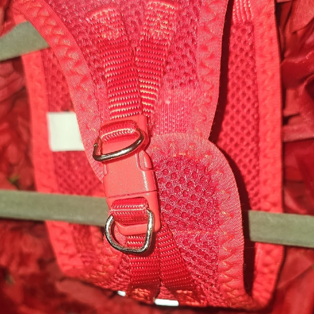 Small Red Pet Harness Size XXXS